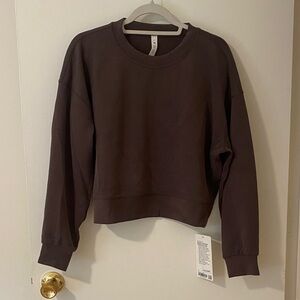 Lululemon Perfectly Oversized Ribbed Crop Crew